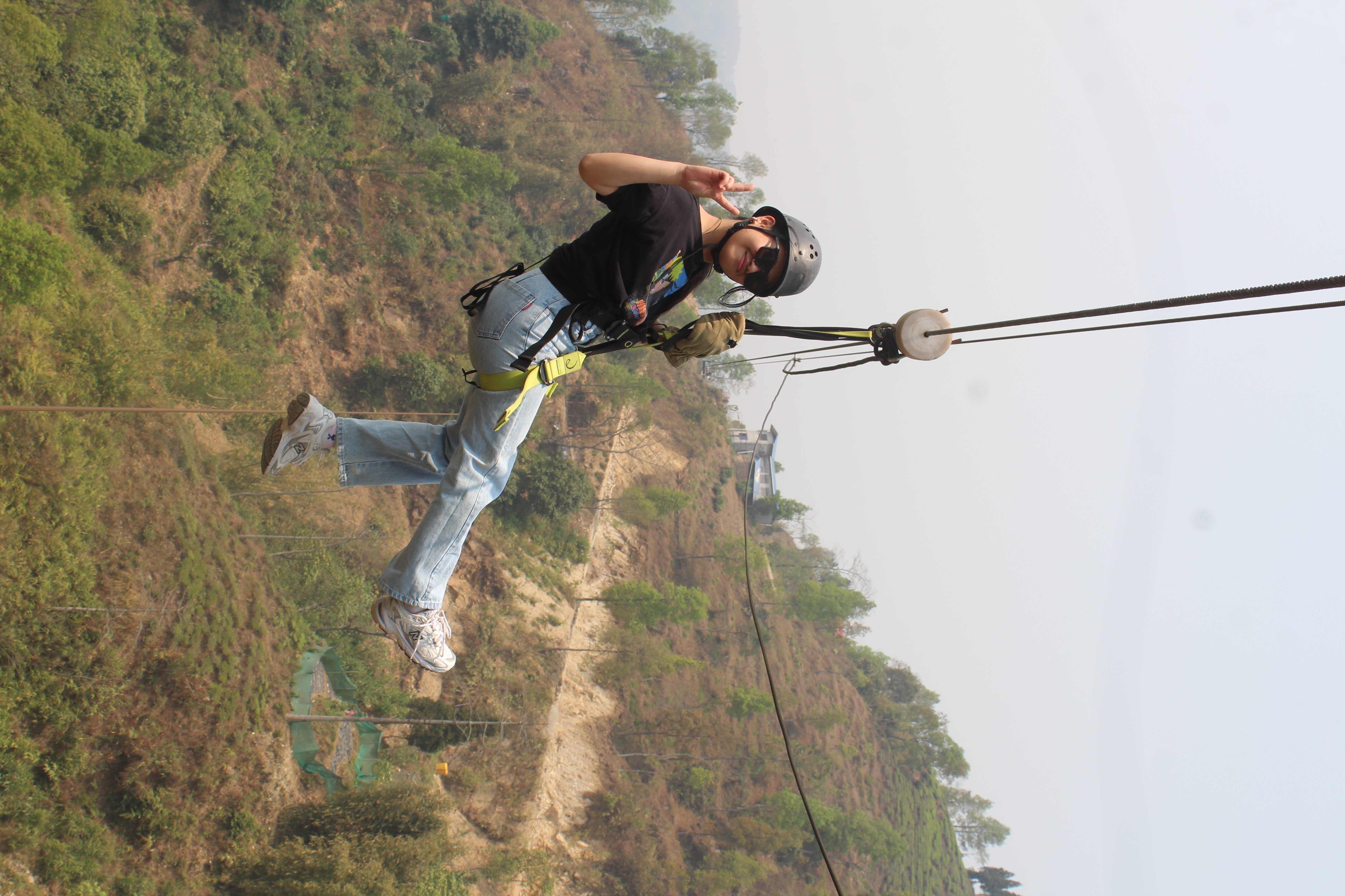 Ziplining